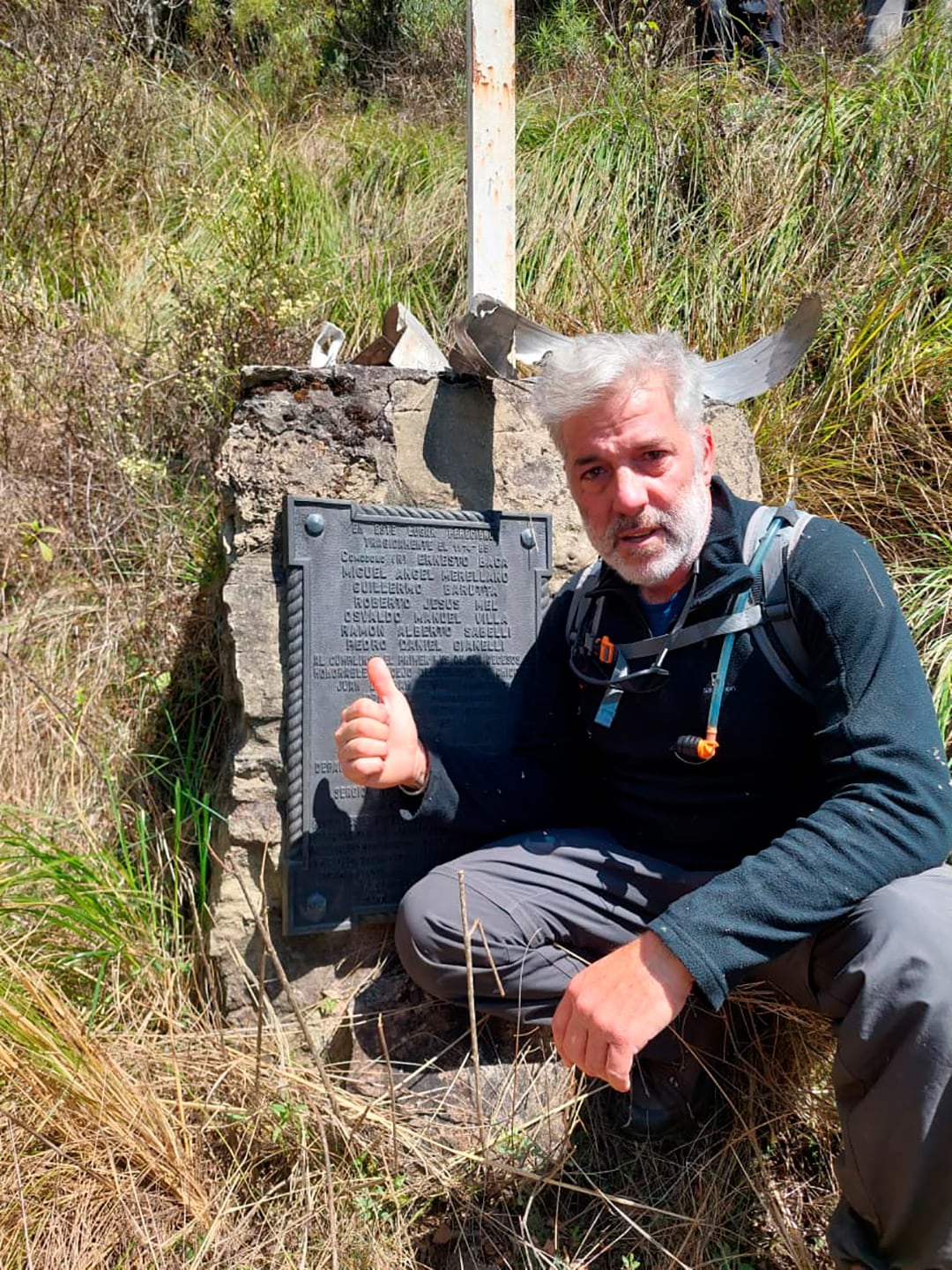 Una casualidad en la ruta lo llevó de regreso a la provincia que había evitado durante décadas por el doloroso recuerdo de la muerte de su padre en 1985