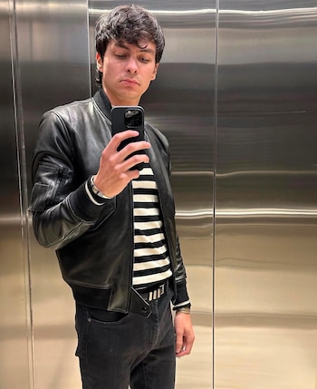 Gerardo Monroy aparece en varias fotografías de Aldo viajando por el mundo (ig/gerardomco)