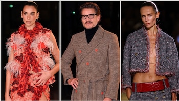 Dua Lipa y Pedro Pascal brillaron en un desfile de Chanel: una postal de color y sastrería en París