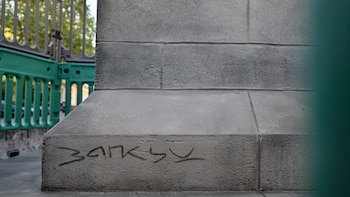 Banksy - escultura en Londres