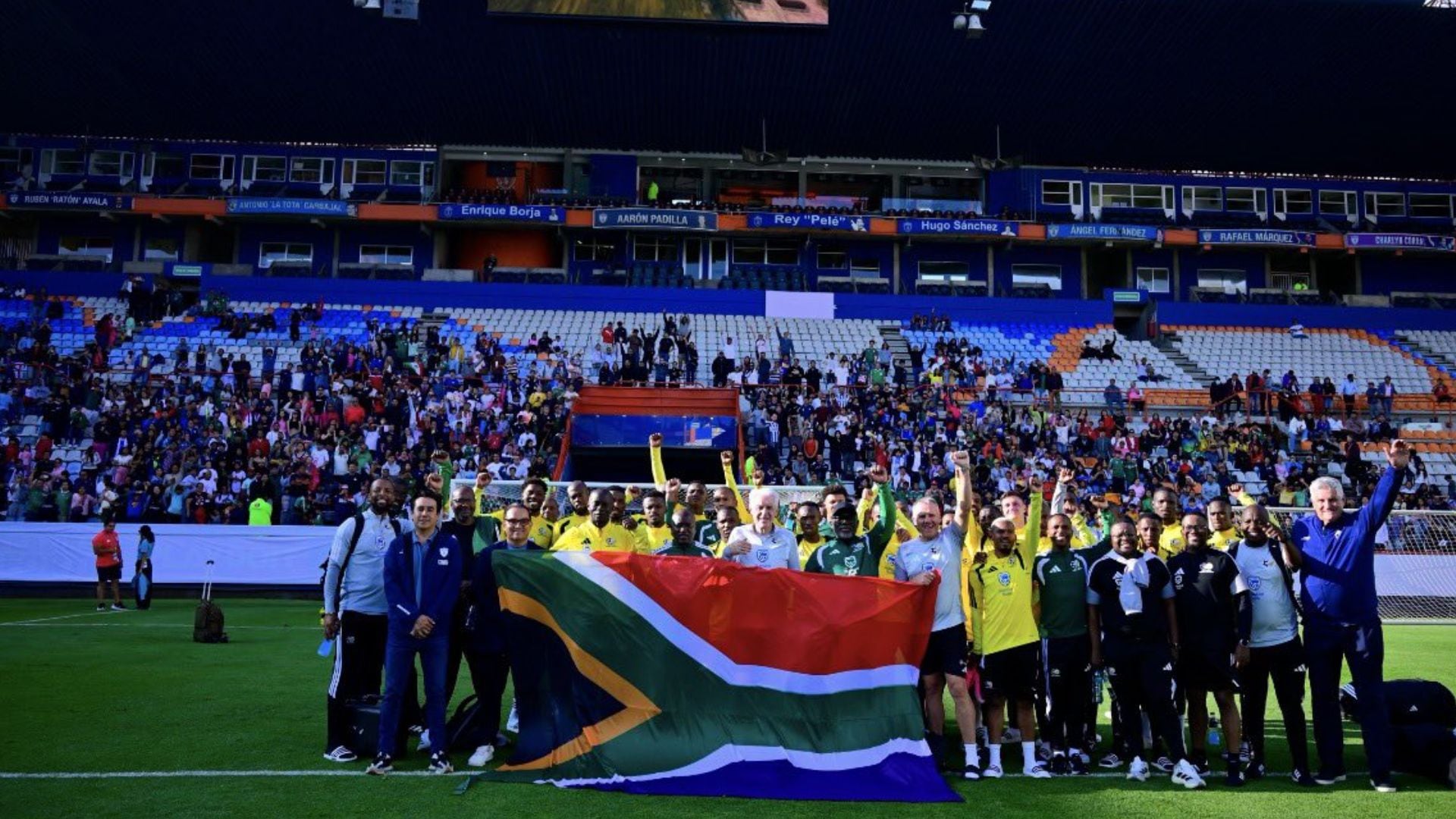 Sudáfrica debutará contra México en el Mundial el próximo 11 de junio (X@Tuzos)