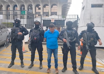 Guatemala capturó al presunto líder narco solicitado en extradición por Estados Unidos. (Cortesía: PNC de Guatemala)