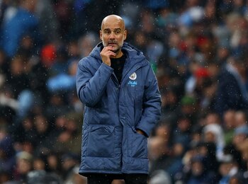 El entrenador del Manchester City,