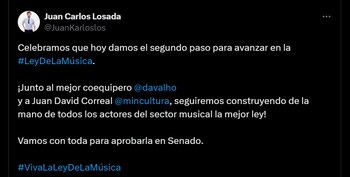 El representante Juan Carlos Losada