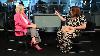 Costa con Tatiana Schapiro en