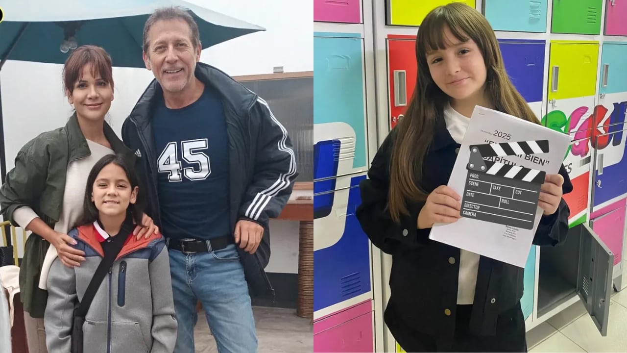 Claudio Rubio es Toño, el hijo de Mónica Sánchez y Paul Martin en la ficción; mientras que Martina Peñaloza es Miranda.