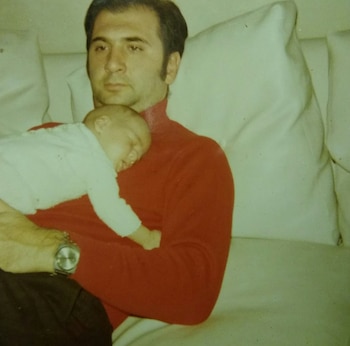 Alejandro Seselovsky, con su padre