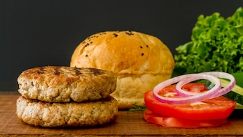 Las hamburguesas de arvejas pueden