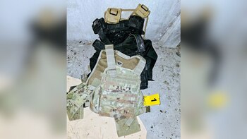 Equipo táctico incautado por los