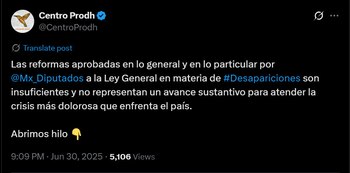 El Centro Prodh advierte que