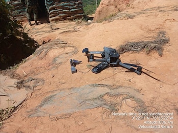 Este dron de las disidencias