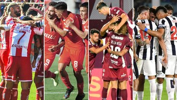 Unión-Independiente y Lanús-Talleres, los partidos