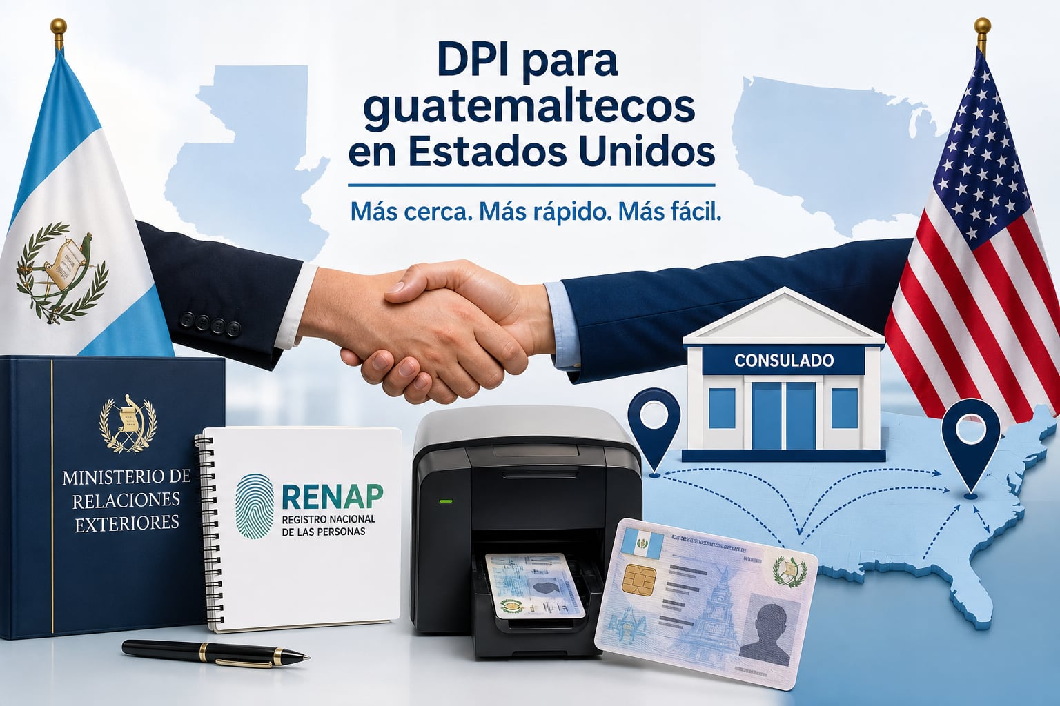 Un acuerdo entre el Ministerio de Relaciones Exteriores y el RENAP permite la impresión directa del Documento Personal de Identificación para guatemaltecos en Estados Unidos. (Imagen Ilustrativa Infobae)