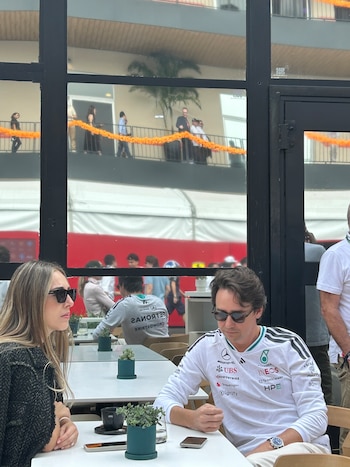 Esteban Gutiérrez presente en el México GP 2026. (Luis Mote Nava/ Néstor Hernández Molina)