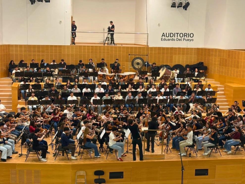 El Conservatorio Superior de Música de Aragón acoge el Encuentro Sinfónico de la Orquesta Nacional Juvenil de Venezuela