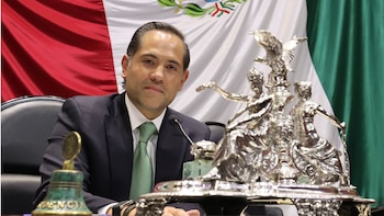 Ricardo Monreal destapa a la corcholata del Verde para presidir la Cámara de Diputados. (Foto: Cámara de Diputados)