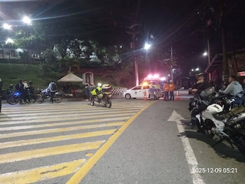 Los trabajadores fueron evacuados antes