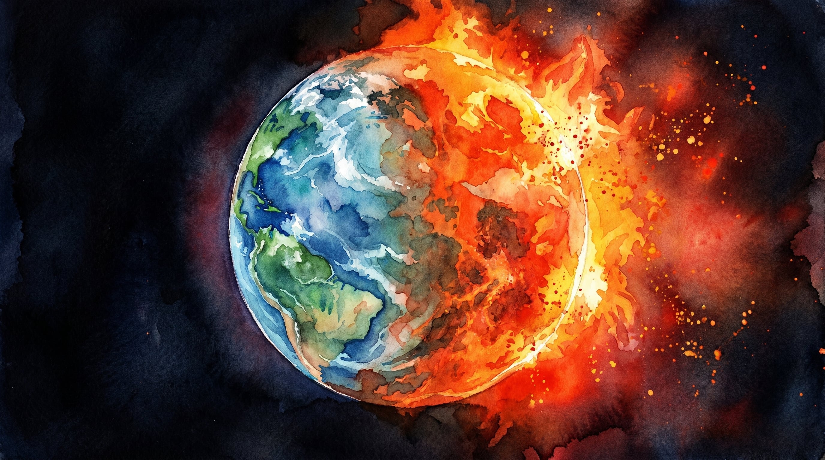La probabilidad de que la temperatura global rebase los 2 °C en 2027 va del 23% al 24% y sube al 45%-60% cuando el modelo ajusta sus límites para captar picos extremos. (Imagen Ilustrativa Infobae)