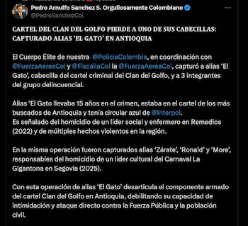 El Gato es señalado como