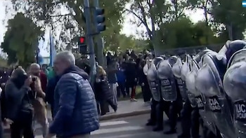 Incidentes en la General Paz por manifestación de ATE