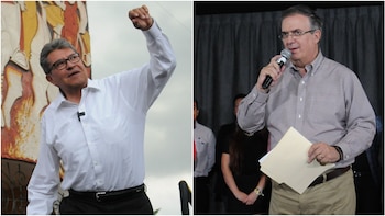 Ricardo Monreal y Marcelo Ebrard