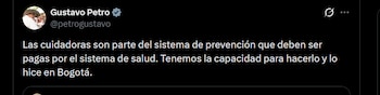 Gustavo Petro señaló que el