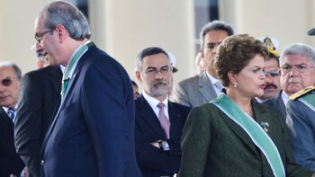 Eduardo Cunha y Dilma Rousseff