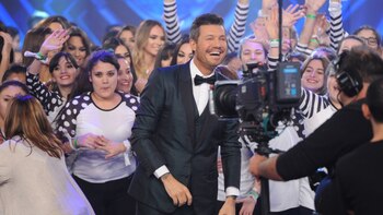 Marcelo Tinelli en el debut