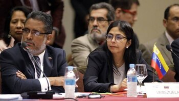 Delcy Rodríguez (AP)