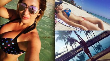 La vedette realizó una escapada