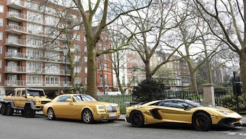 En su paseo por Londres