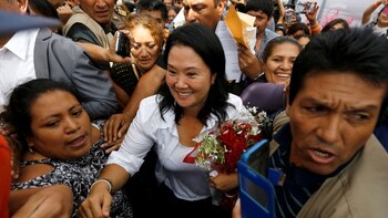 Keiko Fujimor, en un acto