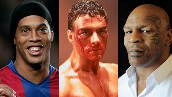 Ronaldinho, Van Damme y Mike