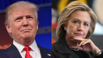Donald Trump y Hillary Clinton, virtuales