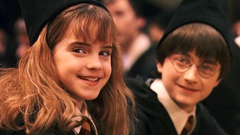 Emma Watson como Hermione en la primera película de Harry Potter