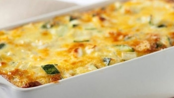 Un delicioso budín de zapallitos