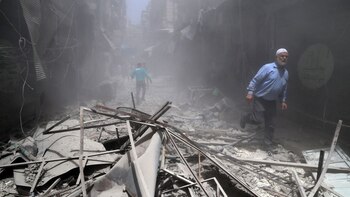 La guerra en Siria lleva ya cinco años, cientos de miles de muertos e incalculables daños materiales (AFP)