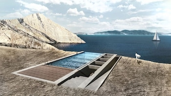 La pileta funciona como techo. (OPA)