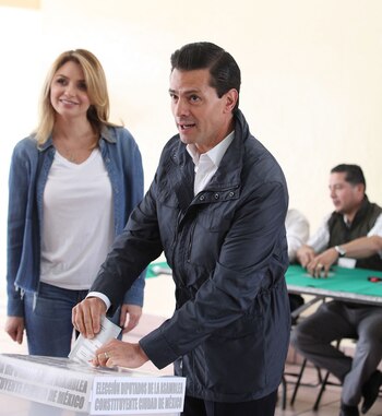 Como candidato, Peña Nieto fue