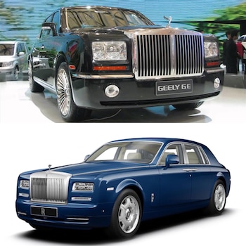 El Geely GE buscó, con