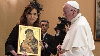 Cristina Kirchner recibió un cuadro