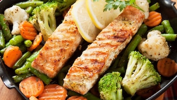 El pescado debe ser grillado