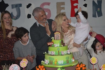 Lola Bezerra y su marido festejaron el primer cumpleaños de Josefina