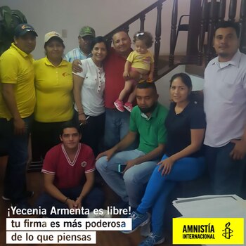 Tras permanecer cuatro años en prisión, Yecenia Armenta Graciano pudo reunirse con su familia