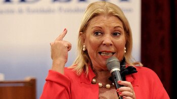 Elisa Carrió fue operada cerca