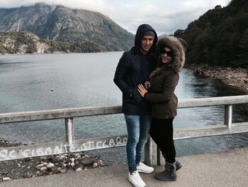 Pato Toranzo Tamara Alves fueron de vacaciones a Bariloche