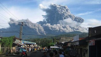 Volcán Bulusan, en Filipinas