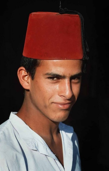 El tarbush de color marrón