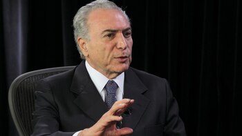 Michel Temer, presidente de Brasil