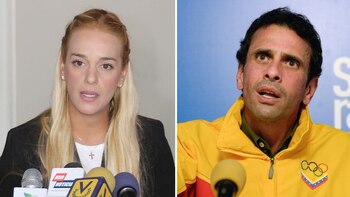 Lilian Tintori y Henrique Capriles